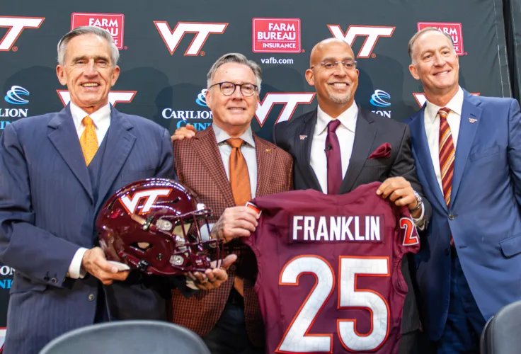 Neil Rudel on football: VT’s James Franklin should lose ‘chip on shoulder’